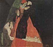 Egon Schiele, Cardinal and Nun